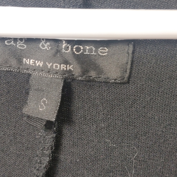 CLOSET CLOSING 7/31 rag & bone long sheer sleeves black small top - Picture 8 of 12